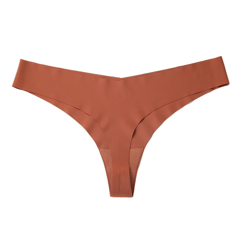 Glatte, nahtlose Slips mit niedrigem Bund (3er-Pack) - Kaffee - XXL - image 13