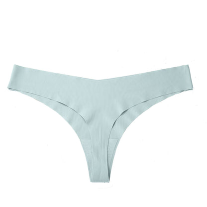 Glatte, nahtlose Slips mit niedrigem Bund (3er-Pack) - Hellblau - XXL - image 18