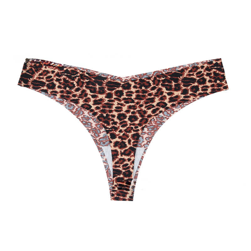 Wild Zebra V-Cut-Slips (4er-Pack) - Kaffee - XL - image 8