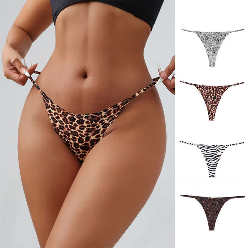 Wild Zebra V-Cut-Slips (4er-Pack) - Mehrfarbig - XL - image 0