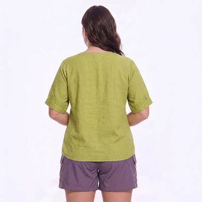 Bestickte, lässige Bluse in Übergröße - image 13