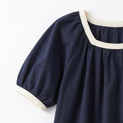 Lässige Bluse mit Kontrastbesatz für jeden Tag - image 10