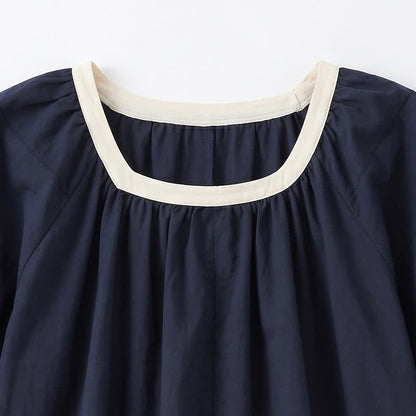 Lässige Bluse mit Kontrastbesatz für jeden Tag - image 11