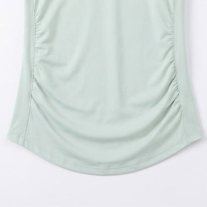 Sportshirt mit V-Ausschnitt und Raffung in Übergröße - image 16