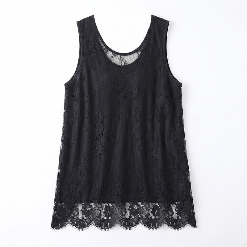 Bluse aus Spitzenmesh in Übergröße - image 4