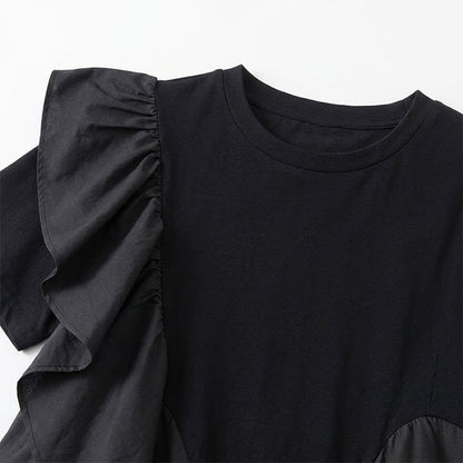 Bluse in A-Linie mit asymmetrischem Rüschendetail - image 9