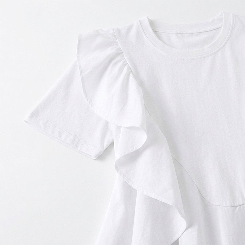 Bluse in A-Linie mit asymmetrischem Rüschendetail - image 8
