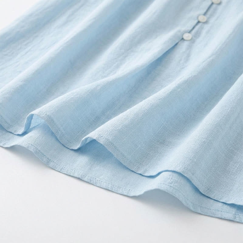Ärmellose Bluse mit Rüschenbesatz in Übergröße - image 11