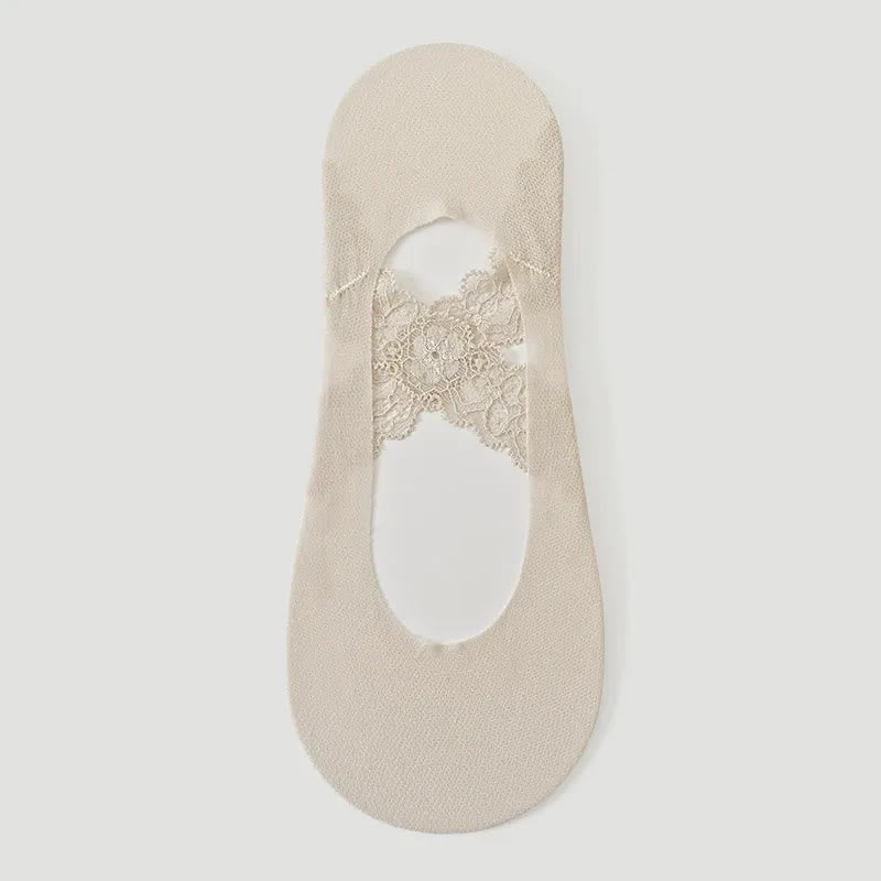 Spitze, atmungsaktive, unsichtbare Socken (3 Paar) - Grau - EU35-39 (US2-6) - image 7