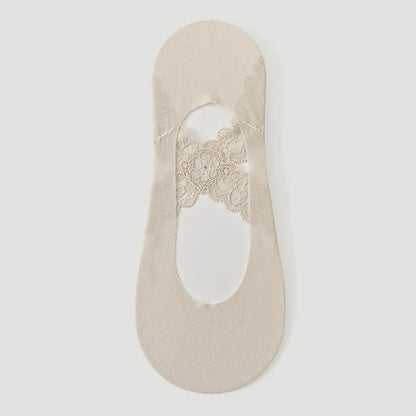 Spitze, atmungsaktive, unsichtbare Socken (3 Paar) - Grau - EU35-39 (US2-6) - image 7