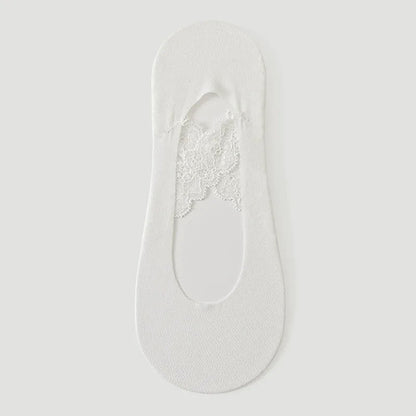 Spitze, atmungsaktive, unsichtbare Socken (3 Paar) - Weiß - EU35-39 (US2-6) - image 6