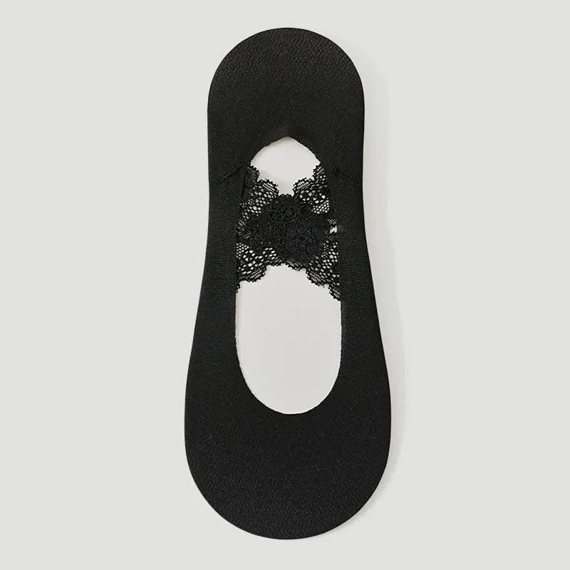 Spitze, atmungsaktive, unsichtbare Socken (3 Paar) - Schwarz - EU35-39 (US2-6) - image 10