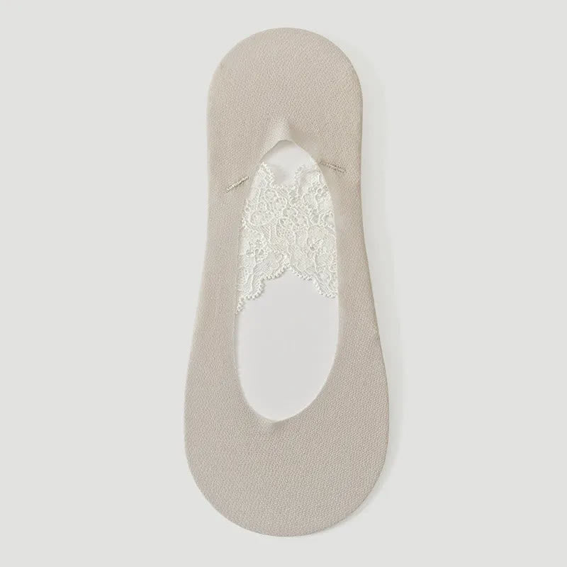 Spitze, atmungsaktive, unsichtbare Socken (3 Paar) - Hellgrau - EU35-39 (US2-6) - image 8