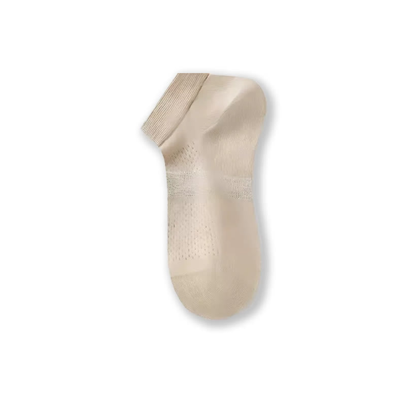 Transparente Knöchelsocken aus atmungsaktivem Mesh (4 Paar) - Aprikose - EU39-45 (US6-11) - image 13