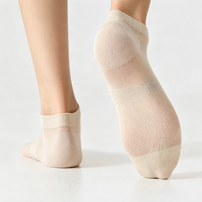Transparente Knöchelsocken aus atmungsaktivem Mesh (4 Paar) - image 5