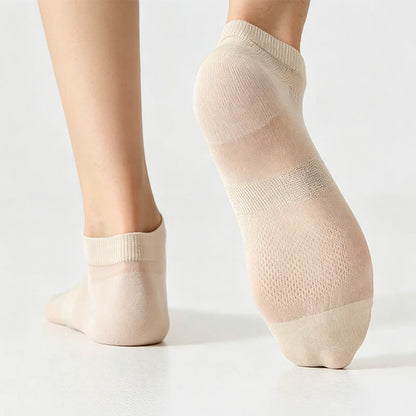 Transparente Knöchelsocken aus atmungsaktivem Mesh (4 Paar) - image 5