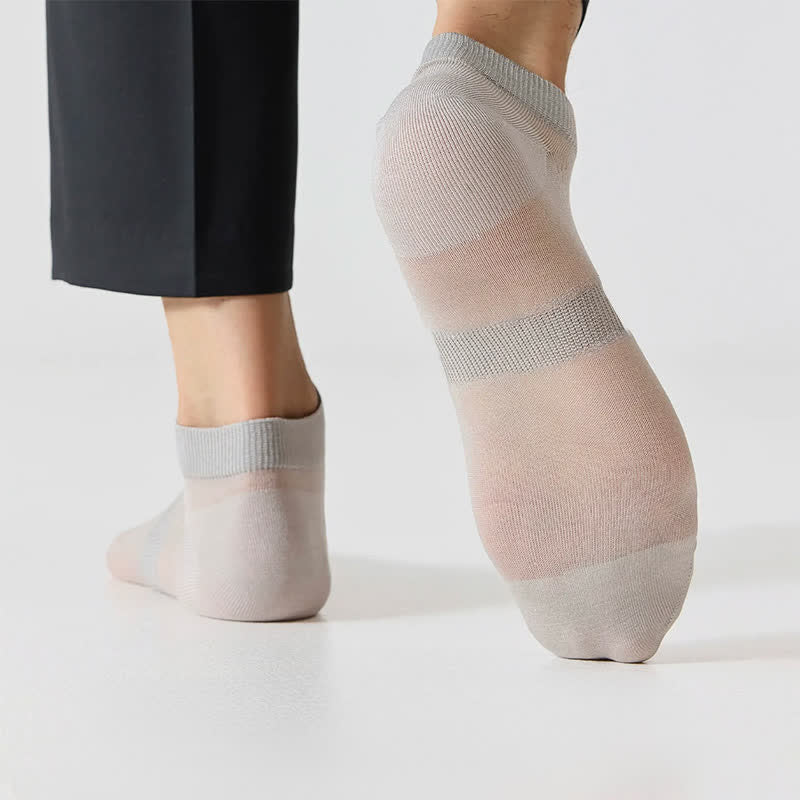 Transparente Knöchelsocken aus atmungsaktivem Mesh (4 Paar) - image 3