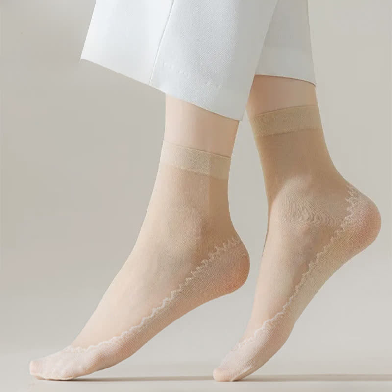 Transparente Komfort-Viertelsocken (8 Paar) - image 2