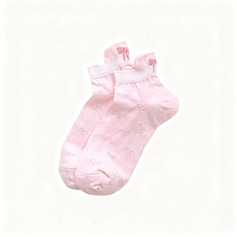Luftige, kniehohe Netzsocken (6 Paar) - Rosa - EU36-40 (US3-7) - image 7
