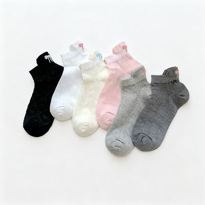 Luftige, kniehohe Netzsocken (6 Paar) - image 9