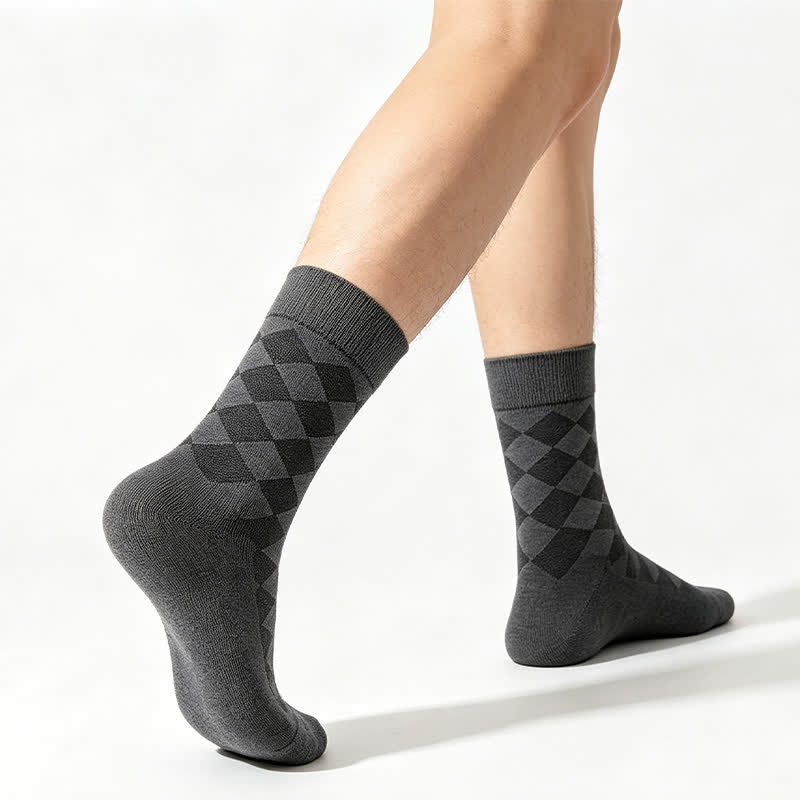 Weiche Argyle-Strick-Viertelsocken (4 Paar) - image 2