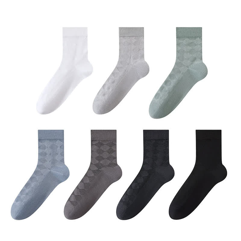 Weiche Argyle-Strick-Viertelsocken (4 Paar) - image 10