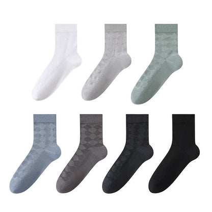 Weiche Argyle-Strick-Viertelsocken (4 Paar) - image 10