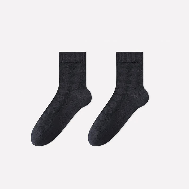 Weiche Argyle-Strick-Viertelsocken (4 Paar) - Marineblau - EU40-45 (US7-11) - image 7
