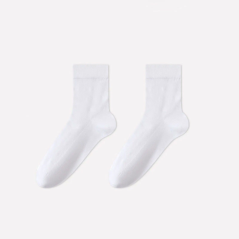 Weiche Argyle-Strick-Viertelsocken (4 Paar) - Weiß - EU40-45 (US7-11) - image 3