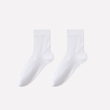 Weiche Argyle-Strick-Viertelsocken (4 Paar) - Weiß - EU40-45 (US7-11) - image 3