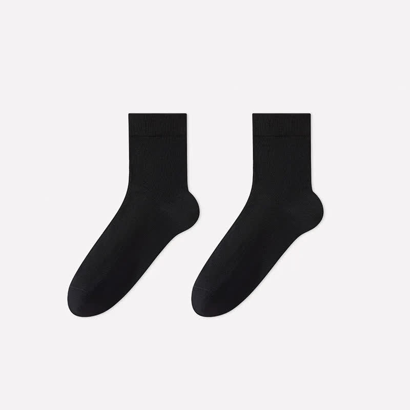 Weiche Argyle-Strick-Viertelsocken (4 Paar) - Schwarz - EU40-45 (US7-11) - image 6