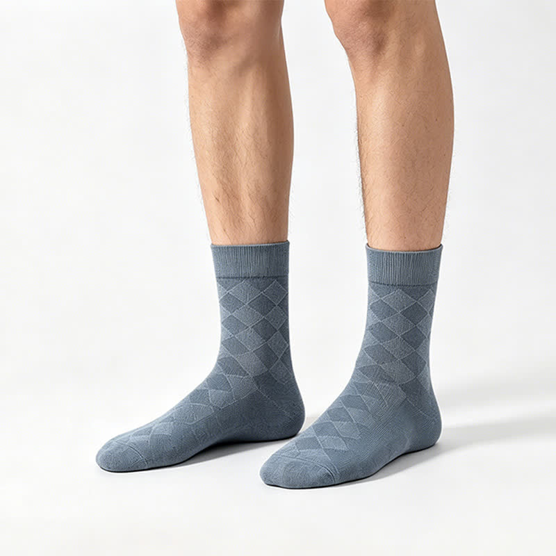 Weiche Argyle-Strick-Viertelsocken (4 Paar) - image 1