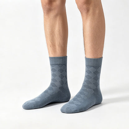 Weiche Argyle-Strick-Viertelsocken (4 Paar) - image 1