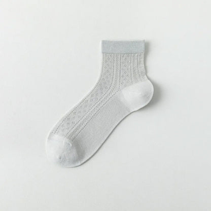 Atmungsaktive Viertelstrümpfe aus Air-Mesh (7 Paar) - Grau - EU36-40 (US3-7) - image 7