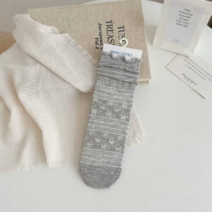 Weiche Jacquard-Viertelsocken (5 Paar) - Dunkelgrau - EU35-41 (US2-7,5) - image 6