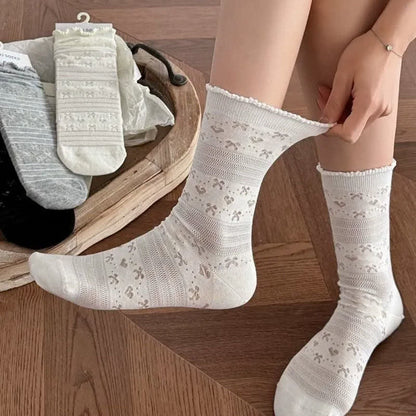 Weiche Jacquard-Viertelsocken (5 Paar) - image 2