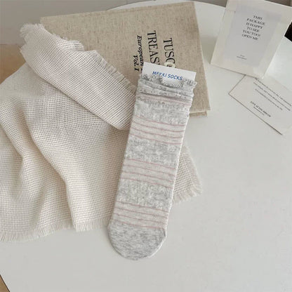 Weiche Jacquard-Viertelsocken (5 Paar) - Hellgrau - EU35-41 (US2-7,5) - image 3