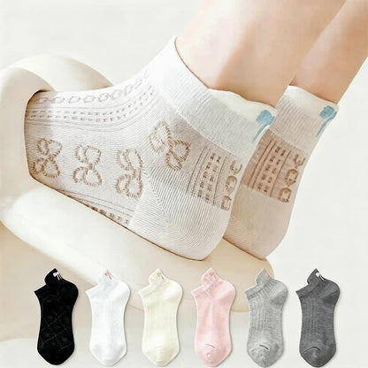 Luftige, kniehohe Netzsocken (6 Paar) - image 0