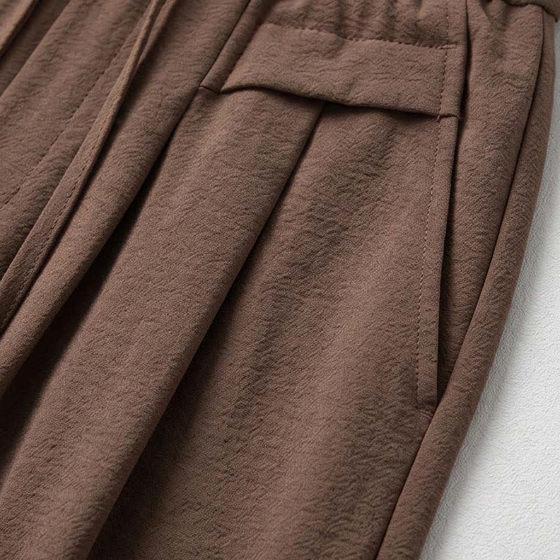 Bequeme, dehnbare Freizeithose mit weitem Bein - image 17
