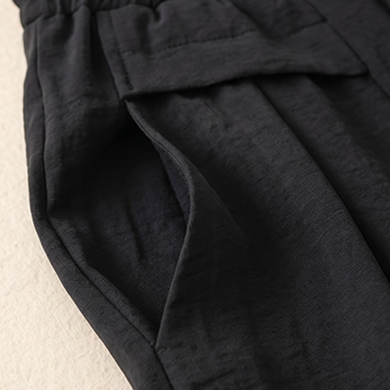 Bequeme, dehnbare Freizeithose mit weitem Bein - image 19