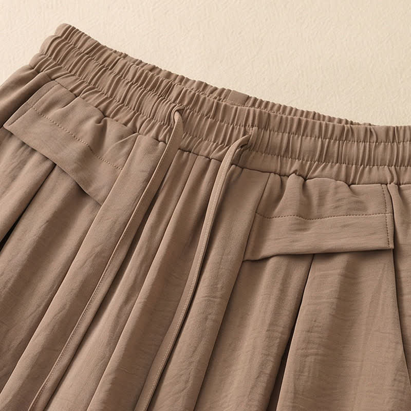 Bequeme, dehnbare Freizeithose mit weitem Bein - image 5