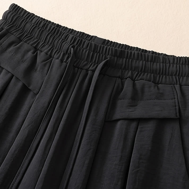 Bequeme, dehnbare Freizeithose mit weitem Bein - image 7