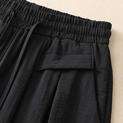 Bequeme, dehnbare Freizeithose mit weitem Bein - image 18