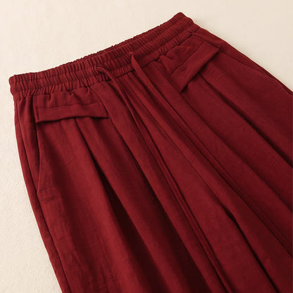 Bequeme, dehnbare Freizeithose mit weitem Bein - image 4