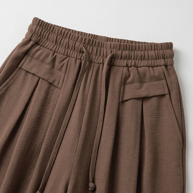Bequeme, dehnbare Freizeithose mit weitem Bein - image 18