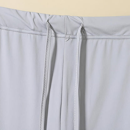 Lounge-Shorts aus Eisseide mit Kordelzug - image 10
