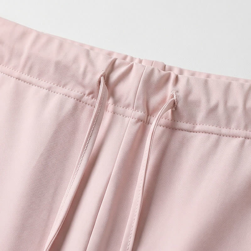 Lounge-Shorts aus Eisseide mit Kordelzug - image 9