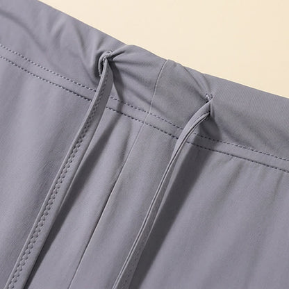Lounge-Shorts aus Eisseide mit Kordelzug - image 11