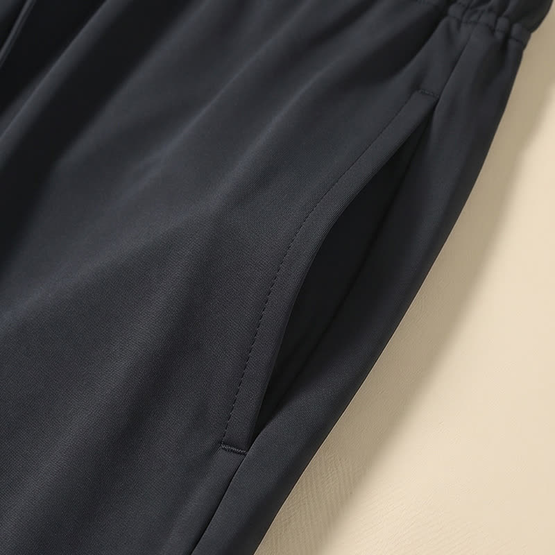 Lounge-Shorts aus Eisseide mit Kordelzug - image 23
