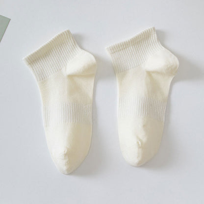 Weiche Baumwoll-Knöchelsocken (7 Paar) - Beige - EU36-42 (US3-8,5) - image 5